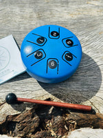 Steel Tongue Harmony Drum Blue Small ❤️