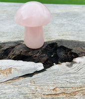 Rose Quartz Large Mushrooms