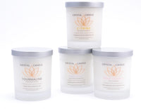 Lavender Crystal Healing Candle