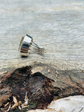 Clear Quartz with Sterling Silver Ring