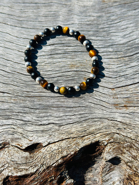 Courage, Motivation and Protection Beaded Bracelet